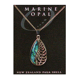 Paua Fine Chain Necklace - PJS98