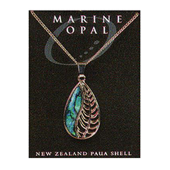 Paua Fine Chain Necklace - PJS98