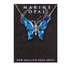 Paua Fine Chain Necklace - PJS109