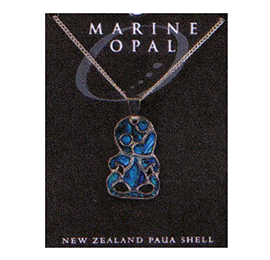 Paua Fine Chain Necklace - PJS90