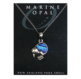 Paua Fine Chain Necklace - PJS14