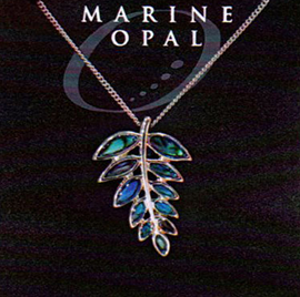 Paua Fine Chain Necklace - PJS189