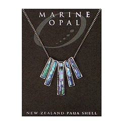 Paua Fine Chain Necklace - PJS26