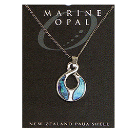 Paua Fine Chain Necklace - PJS36