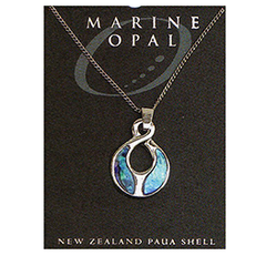 Paua Fine Chain Necklace - PJS36