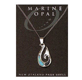 Paua Fine Chain Necklace - PJS37