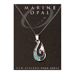 Paua Fine Chain Necklace - PJS37