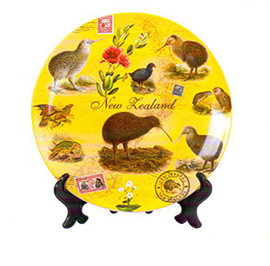 Kiwi & NZ Birds Plate - PLA425