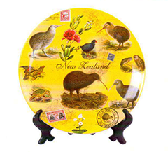 Kiwi & NZ Birds Plate - PLA425