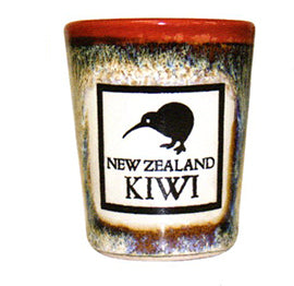 Kiwi Reactive Glaze Shot Glasses - 10496 Set of 2