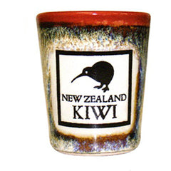 Kiwi Reactive Glaze Shot Glasses - 10496 Set of 2