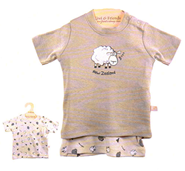 Sheep & Kiwis Babies T-Shirts 2 PACK - ABC34