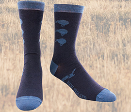 3 Kiwi's Men's Merino Socks - SK386NAVY
